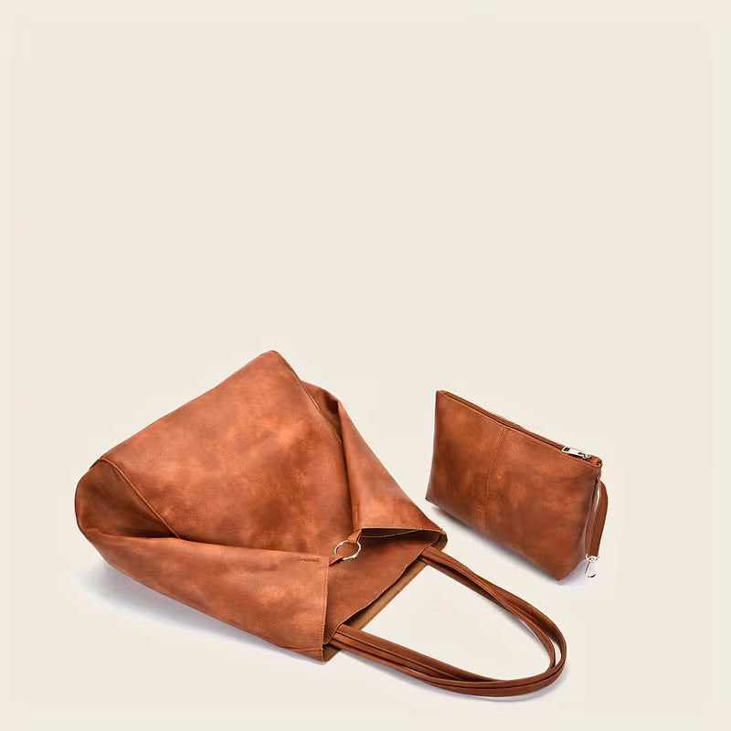 Large Soft Tote Bag for Women, Spacious Shoulder Bag