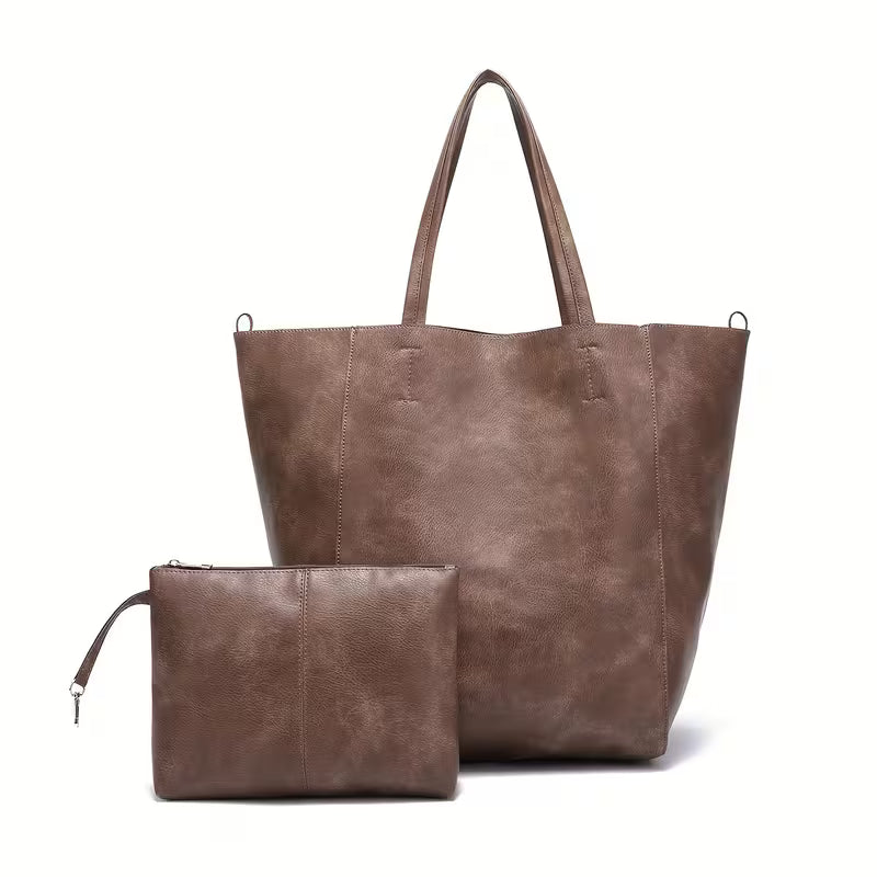 Large Soft Tote Bag for Women, Spacious Shoulder Bag